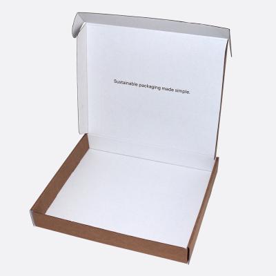 China Recyclable Custom Design Printing E-flute Mailer Boxes / Kraft Paper Shipping Packaging Boxes / E-Flute Boxes for sale