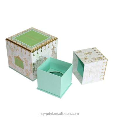 China China Supplier Custom Luxury Packaging Recyclable Craft Paper Wholesale Handmade Candle Box for sale