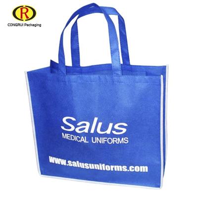 China Handled Most Popular MOQ Custom Recycled Non Woven Carrier Bag for sale