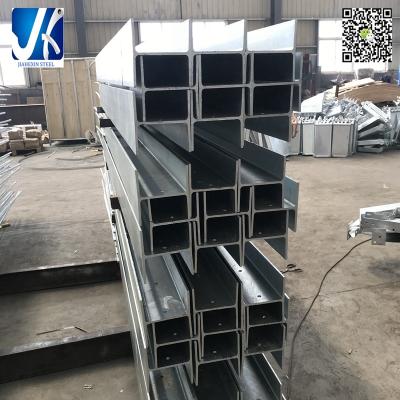 China Galvanized Retaining Wall Joiner Post Slotted Steel H Column Retaining Wall Joiner Post for sale