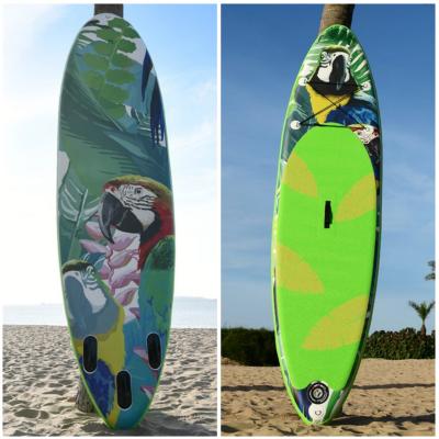 China Amazon Unisex Hot Sale Inflatable OEM ODM Custom Design No MOQ Rack Up Paddle Board Soft Top Air Inflate SUP Paddle Board Meltdown for sale