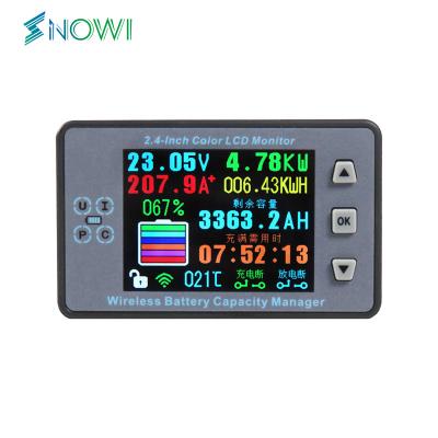 China Battery Pack DC 50- 500A Wireless Voltage Meter Ammeter Voltmeter Solar Battery Charging Coulometer Capacity Power Detector Tester Monitor for sale