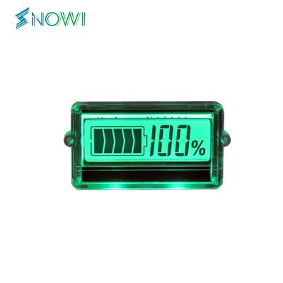 China Lead-acid Battery Test Battery Monitor Lead Acid Battery Capacity Tester 12V 24V LCD Digital Auto Voltage Electric Quantity Meter Panel Gauge for Car for sale