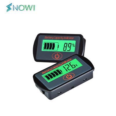 China Lead-acid Battery Test LY7S Battery Monitor Lead Acid Battery Capacity Tester 12V 24V LCD Digital Auto Voltage Electric Quantity Meter Panel Gauge for sale