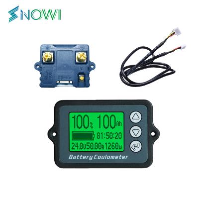 China Battery Pack TK15H 50A OEM Universal LCD Car Acid Lead Lithium Battery Monitor Charge Discharge Voltage Capacity Indicator Meter tester for sale