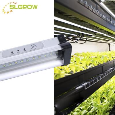 China Seed Starting 48 Inch Best Spectrum Hydraulic Agricultural Wholesale 6500k No Fan Timer Built-in Strips Led To Grow Light Bar For Lettuce for sale