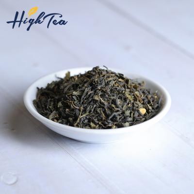 China Jasmine Green Tea Leaf 0615A Natural Green Tea Leaf by Jasmine Flavor Tea Delicious And for sale