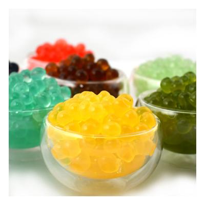 China Taiwan HighTea Wholesale Rainbow Mini Popping Boba Juice Ball Hot Round for sale