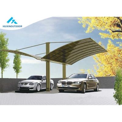 China High Quality Canada Pv Canopy Garage Metal Garage Kit Port Shed Aluminum Umbrella For Car Parking Lot Cover for sale