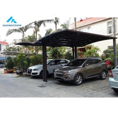 China Brand New Metal RV Cover Thrown Single Easy Use 2 Cantilever Polycarbonate Parking Container Garage For Prefab Car Parking Lot for sale