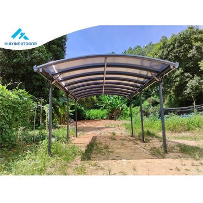 China Metal Listing New Prefab Garage Cast Left Canopy Waterproof Cover For Car Parking Lot for sale