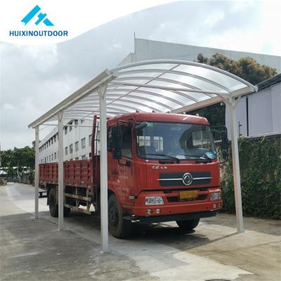 China Wholesale Cheap Aluminum Movable Aluminum Metal Umbrella RV Garage Metal PV Left Parking For Car Parking for sale