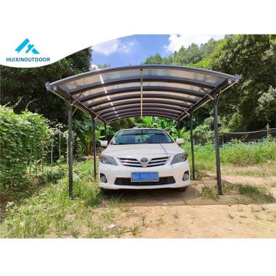 China Japanese Metal Promotion Car Garage Port And Shelter Easy Use Cantilever Canopy Waterproof Aluminum Composite Carport for sale