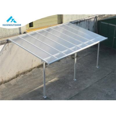 China Full Folding Anti-UV Aluminum Awning Canopy Roofe Canopy Extension Transparent Factory Patio Solar Canopy Cover for sale