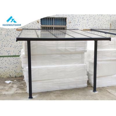 China Wholesale Anti-UV Aluminum Roof Pergola Wholesale Polycarbonate Pergola Metal Patio Metal Tent Window Awning Rain Patio Cover for sale