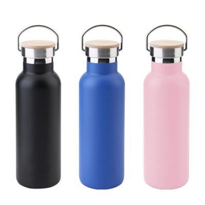 China Modern Double Wall Thermal Vacuum Flask Insulated Outdoor Sports Drink Water Bottles 18/8 Stainless Steel With Custom Logo for sale