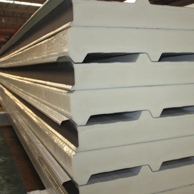 China Metal PU/PUR/PIR Sandwich Panels for cold room panel price pu sandwich panel for sale puf roofing for sale