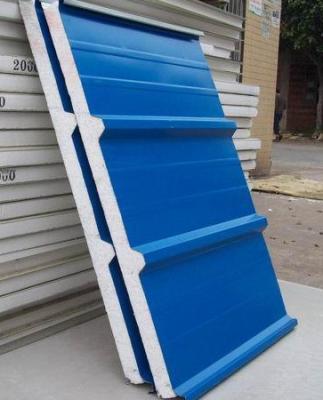 China 150mm EPS Metal Sandwich Roof Panels Insulated Cladding Panel for sale