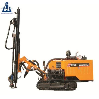 China KAISHAN building material stores factory price brand KT5C integrated down the hole drill rig for Open use, borehole drilling rig, DTH drill rig for salt for sale