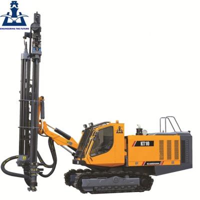 China Construction worksÂ   Factory price KAISHAN brand KT10 integrated down the hole drill rig, borehole drilling rig, DTH drill rig forsell for sale