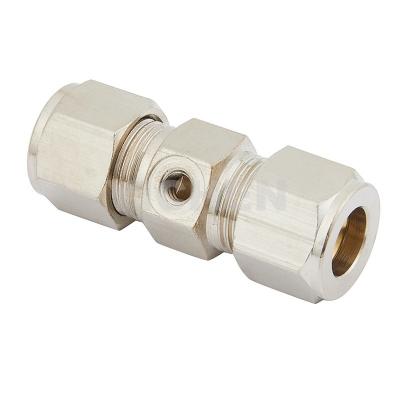 China Agriculture Spray Site High Pressure OD Brass Joint Connector 3/8