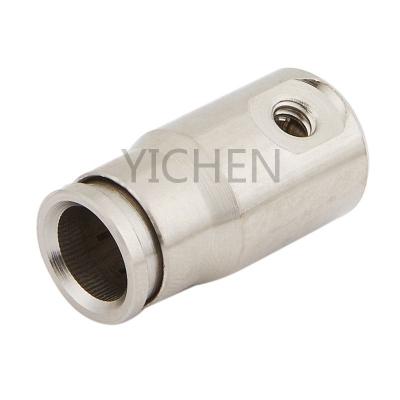 China Agriculture 100 Bar Fitting For 9.52mm Hose Water Mist Spray Nozzle Connector High Pressure Straight Coupling for sale