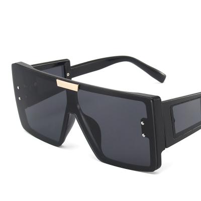 China 15 Years Experience Hot Quality One Piece Oversize Luxury Colorful Eyewear Big Square Shades Unisex High End Sale High End Sunglasses for sale