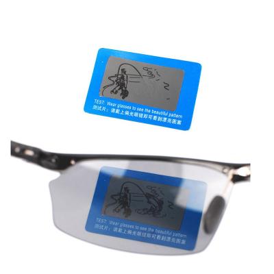 China 15 year old experience polarizing sunglasses test card for sale