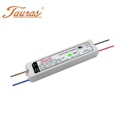 China LED Light 15W 100-240VAC Input DC Output Constant Voltage LED Driver Waterproof IP67 24V LED Power Supply for sale