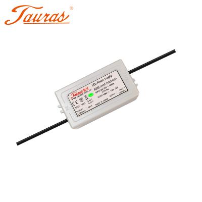 China Plastic housing 24v 25w IP42 constant voltage led driver for led strip lighting HVAC-24025A0731 for sale