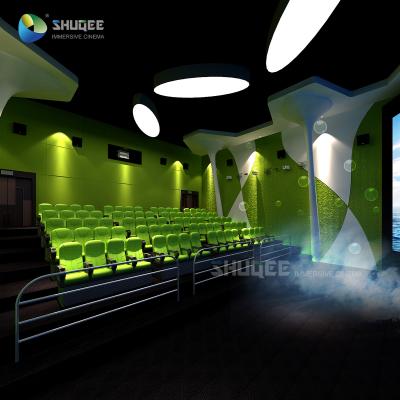 China Holistic motion amusement park products package solution plan for 4D 5D cinema equipment system cinema construction for sale