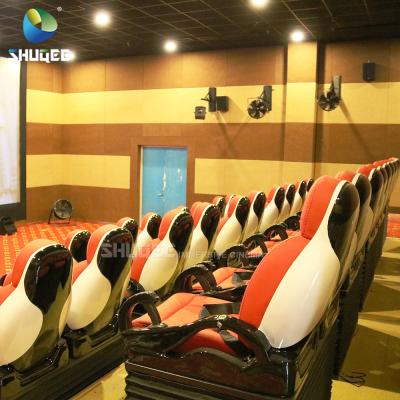 China Spray Air Supplier Amusement Park Products Electric System 4D Chair Amusement Park Rides 4D Theater for sale