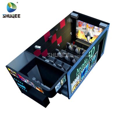 China Attractive Snow Truck 7D 12D Mobile Cinema Movie Theater With Electric Motion Chair For Theme Park for sale