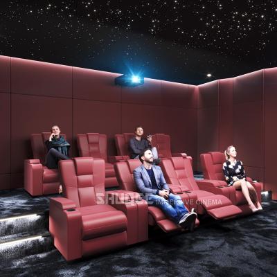 China Electric Recliner Sofa Home Cinema Sofa Chairs Home Cinema System Factory End Home Theater Workmanship Design for sale