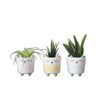 China Outdoor Bulk Planter Mini Small Flower Pots Factory Planters Cheap Modern Wholesale Minimalist Ceramic Pot Decor Planter for sale