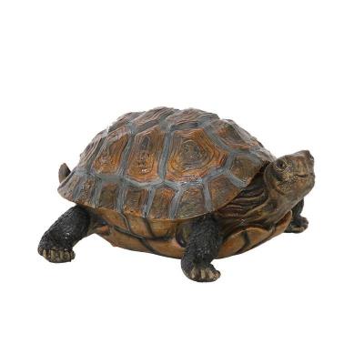 China Art Craft Decor Custom Resin Turtle Figurine Turtle Statue for Garden Decor Resin Turtle Resin Crafts for sale