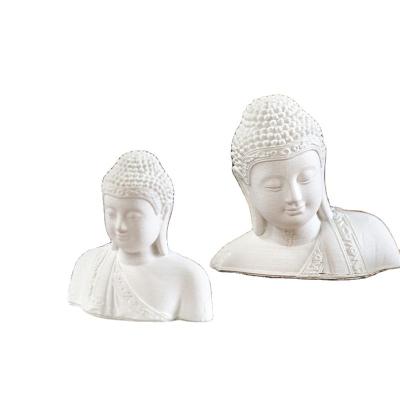 China Minimalist Cement Figure Handmade Cement Buddha Garden Decoration Artware and Other Buddha Cement Product Figure for sale