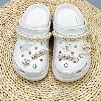 China Wholesale Custom Shoe Clog Charms For Jewelry Designer Diamond Croc Shoe Charms Decoration Shoe Chain Luxury Accessories For Lady for sale