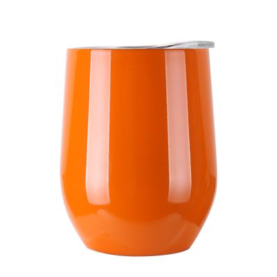 China Sustainable Wholesale High Quality Tumbler 12oz Set , Gold Insulated Stemless Stainless Steel Wine Tumbler for sale