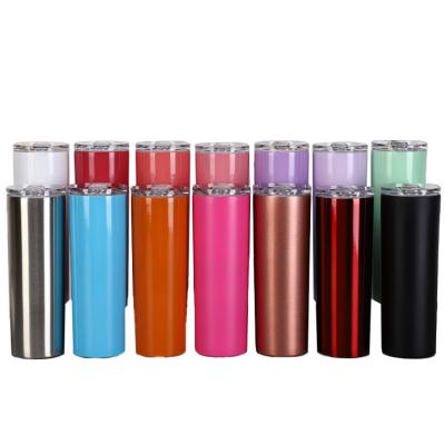 China High Quality Business Drinkware Vacuum Flask Stainless Steel Slim Tumbler With Lid,Vacuum Insulated Unbreakable Skinny Tumbler Cup for sale