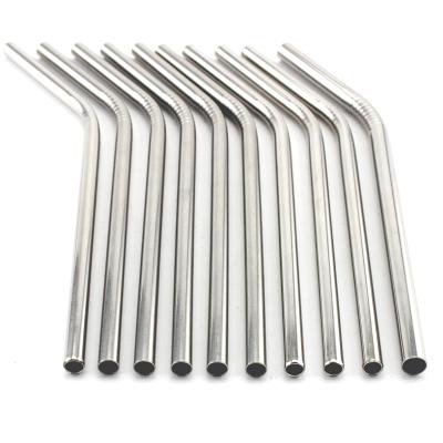 China Wholesale cheap promotional disposable stainless steel metal eco glass straw for sale