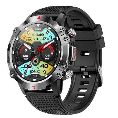 China Newest 2023 Touch Screen Sports Men Smart Watch KR10 BT Call Fitness Tracker 1.39inch 450mAh Battery Life Outdoor Health Monitoring for sale