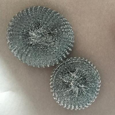 China Sustainable Dish Wash Wire Mesh Galvanized Kitchen Scrubber Stainless Steel Scrubber for sale