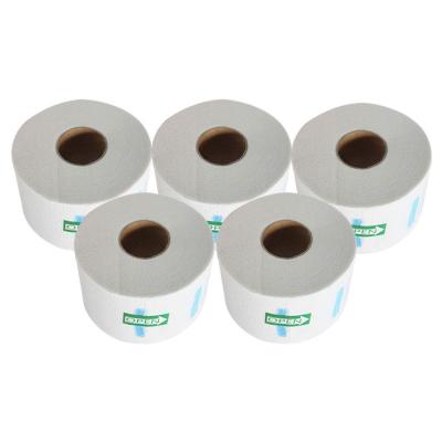 China 100% Comfy Hair Salon Stretching Disposable Styling Machine Babers Hairdressing Collar Tape Rolls Neck Paper for sale