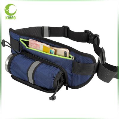 China Waist Anti-theft Waterproof Package Bottle Holder Sport Fitness Running Fanny Bag Pulsating Belt for sale