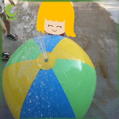 China Lawn Inflatable Kids Beach Throw Ball Sprinkler Water Toy Inflatable Outdoor Toy for sale