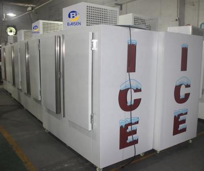 China Hot Selling Single-temperature Bag Ice Storage Freezer Ice Merchandiser Freezer For Gas Station Use for sale