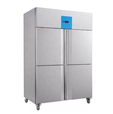 China Commercial Kitchen Refrigerator Single-temperature 2 or 4 Doors Restaurant Steel /Stainless Freezer Upright Fridge for sale