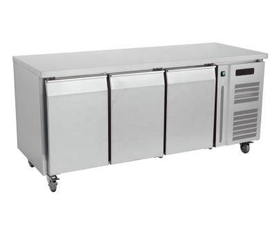 China Single-temperature Undercounter Bar Drop Down Table Fridge Freezer Refrigerator for sale