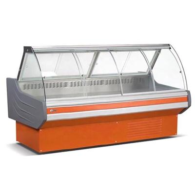 China Single-Temperature +35C Showcase Hot Deli Hot Display Cabinet for sale